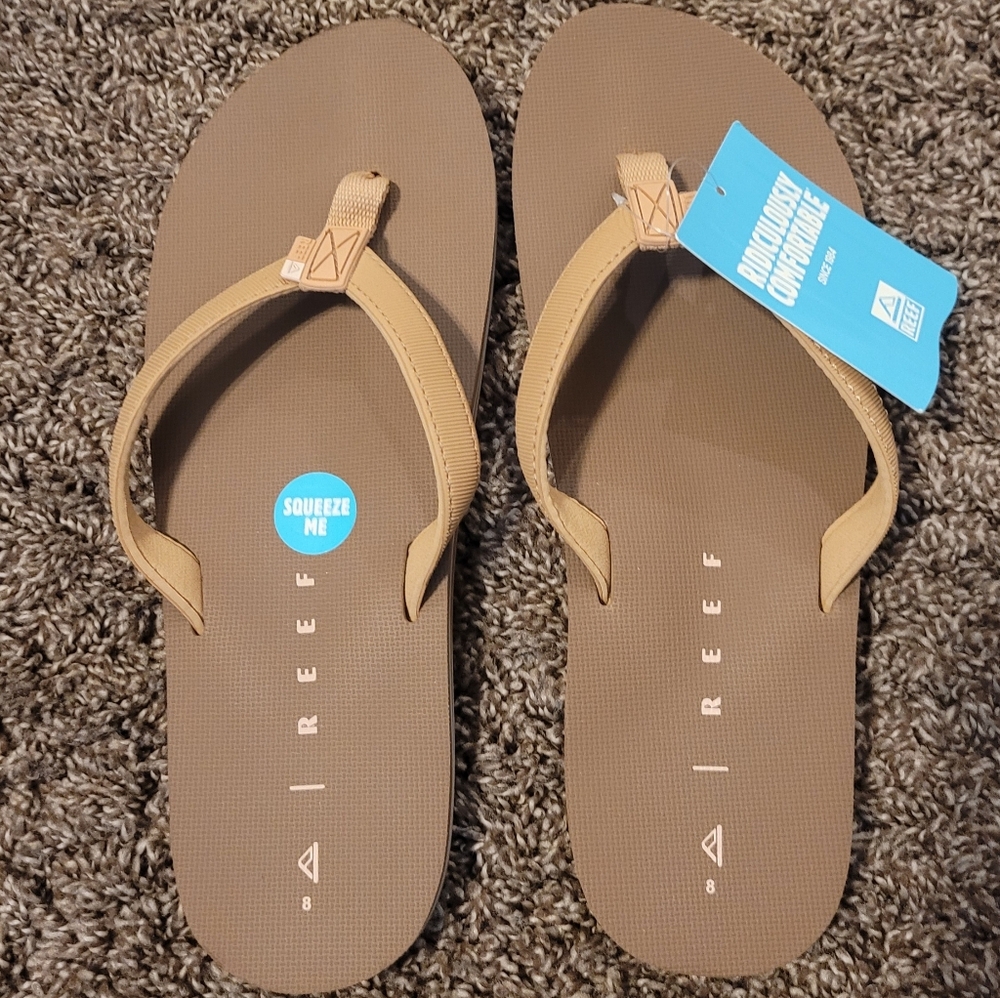 Reef Solana Tan Flip Flop Sandals
